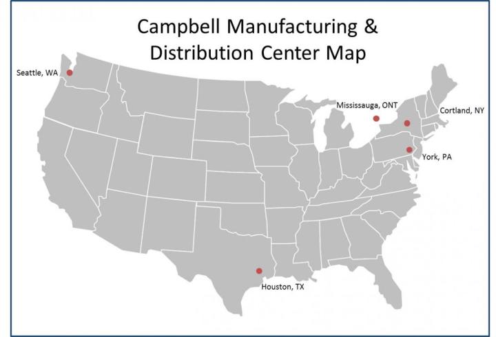 Campbell NA Map