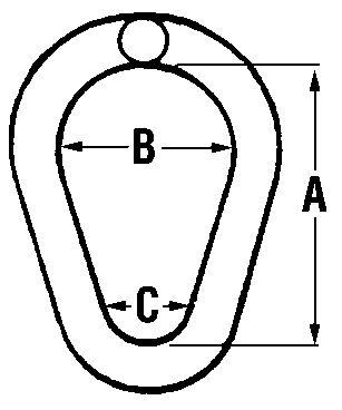 Image of Weldless Sling Links, C-821-S, C-821-G - Campbell