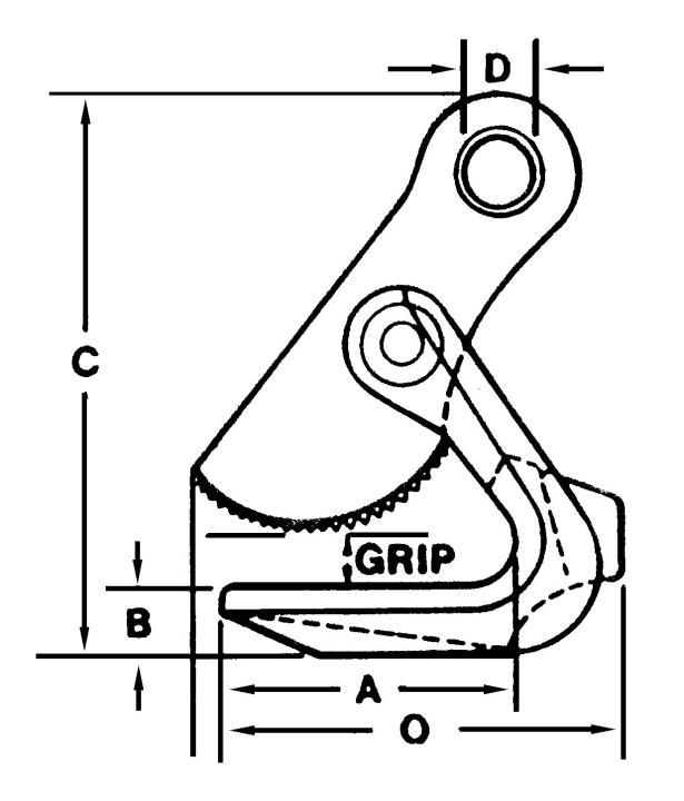Image of Horizontal Plate Clamp - Campbell