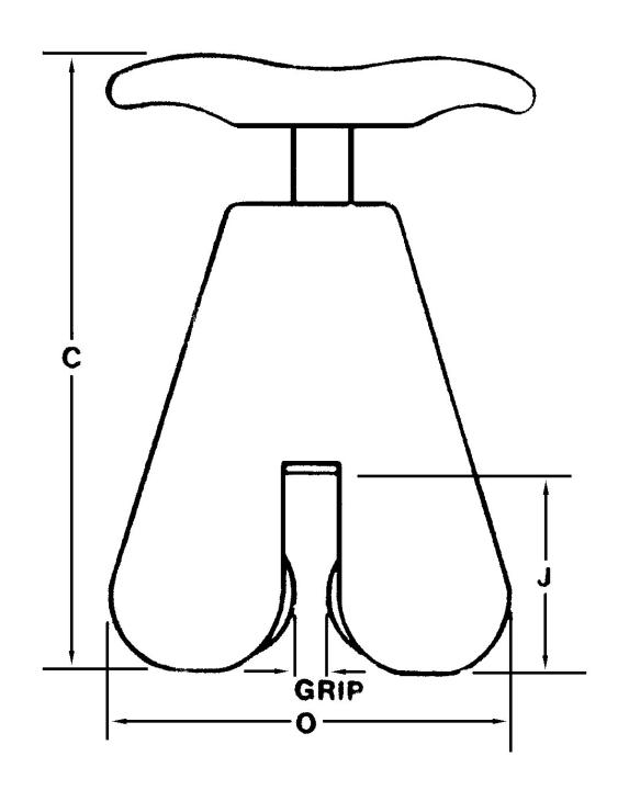 Image of Duplex Hand Grip Clamps - Campbell