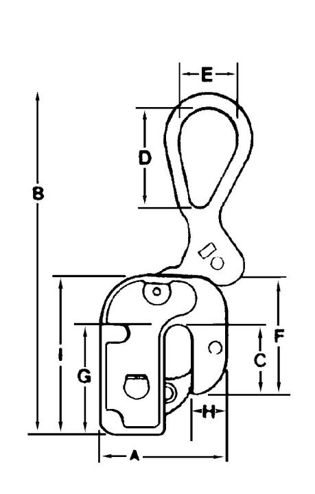 Image of Short Leg Structural "GX" Clamps - Campbell