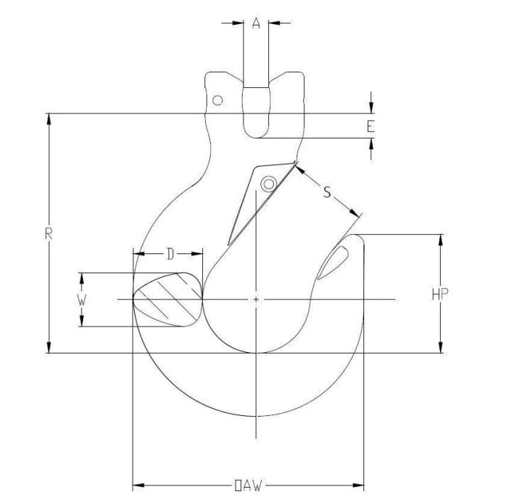 Image of Quik-Alloy Sling Hooks, Regular - Campbell