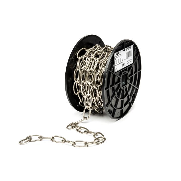 Campbell 0711077 Decorator CHAIN,197' #100 OBLONG,BLACK