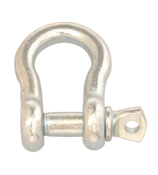 Campbell Zinc-Plated Forged Steel Anchor Shackle 1000 lb Campbell Zinc-Plated Forged Steel Anchor Shackle 1000 lb
